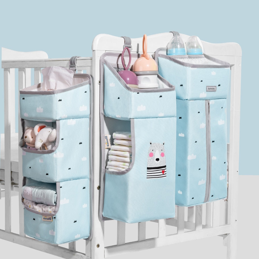 Baby bag  Crib Organizer for storage baby essentials