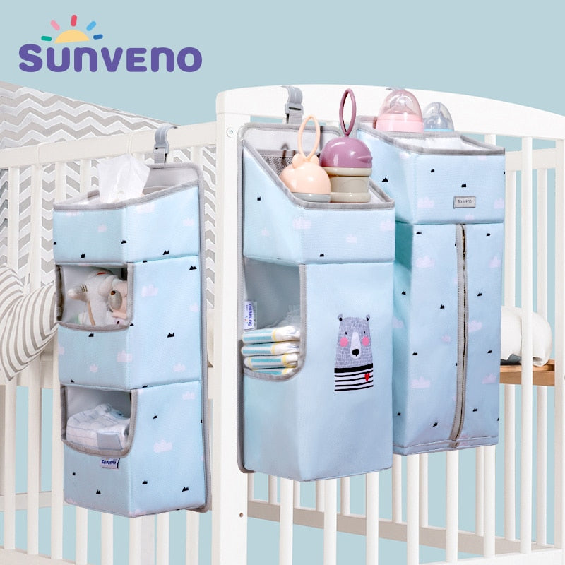 Baby bag  Crib Organizer for storage baby essentials